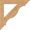 Ekena Millwork Funston Traditional Smooth Bracket, Western Red Cedar, 5 1/2"W x 44"D x 44"H BKT06X44X44FST01SWR - alternate 2
